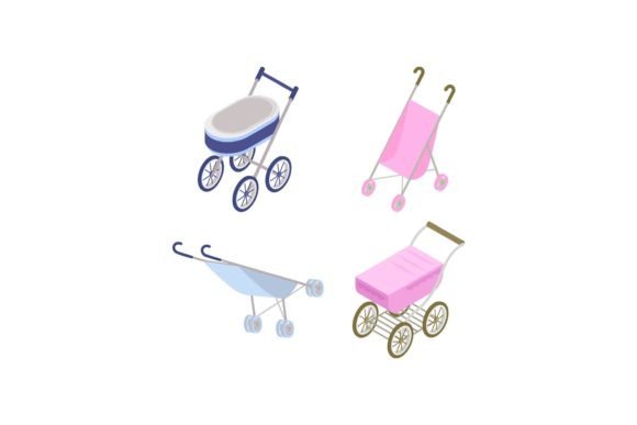 Baby Stroller Graphics: Freebies for Creative Design
