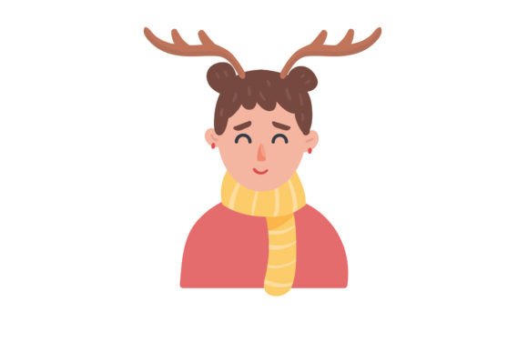 Christmas People Illustration Graphics Freebies