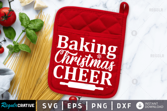 FREE Baking Christmas Cheer Svg Design