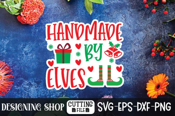 Handmade by Elves Sticker: Graphics & Crafts for Digital Sellers
