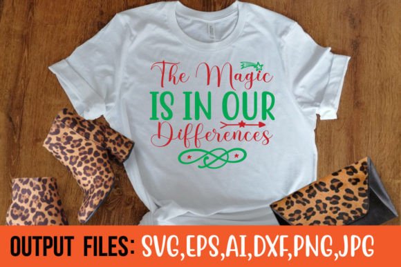 The MAGIC is in Our Differences: A Versatile Graphic for Crafts & Creations